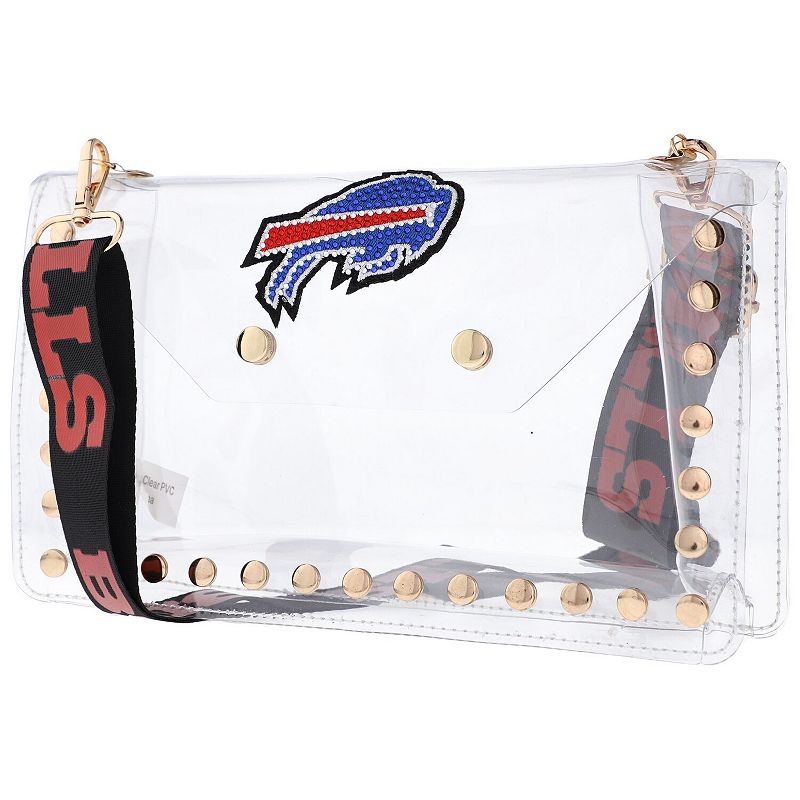 Cuce Buffalo Bills Crystal Clear Envelope Crossbody Bag, Team