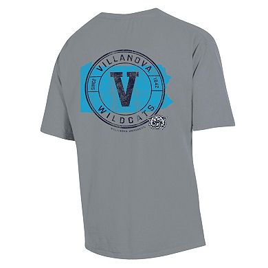 Men's Comfort Wash  Graphite Villanova Wildcats STATEment T-Shirt