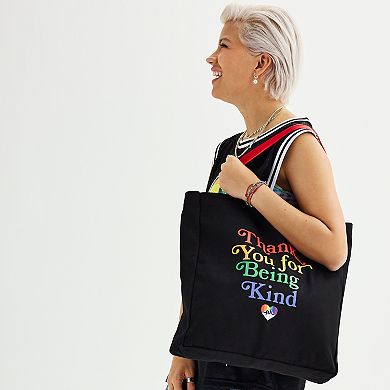 ph by The Phluid Project Thank You for Being Human Pride Tote Bag