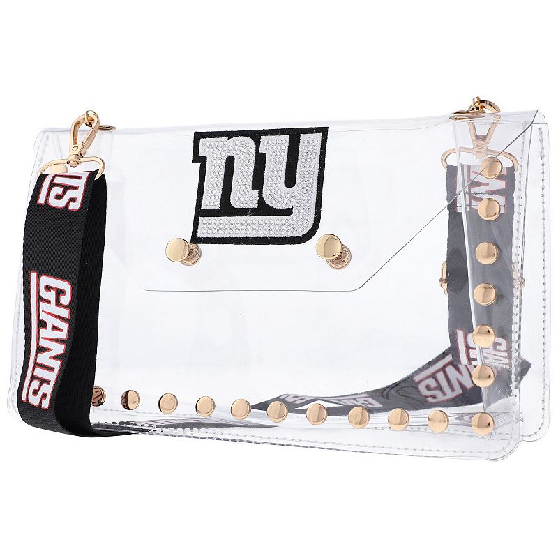Cuce New York Giants Crystal Clear Envelope Crossbody Bag, Team