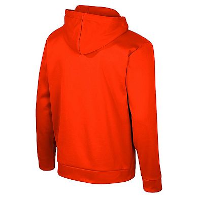Men's Colosseum Orange Clemson Tigers Quarter-Zip Hoodie