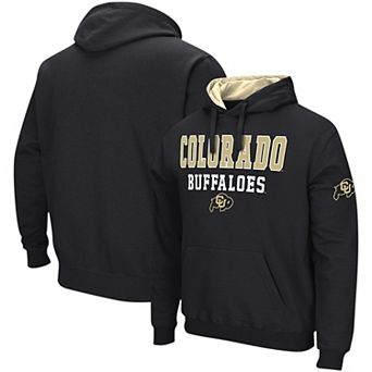 Men's Colosseum Black Colorado Buffaloes Sunrise Pullover Hoodie