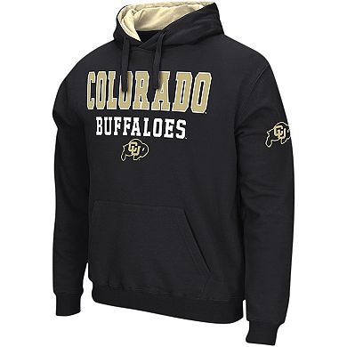 Men's Colosseum Black Colorado Buffaloes Sunrise Pullover Hoodie