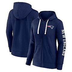 Lids New England Patriots Junk Food Women's Raw Edge Raglan Notch Neck  Pullover Hoodie - Royal