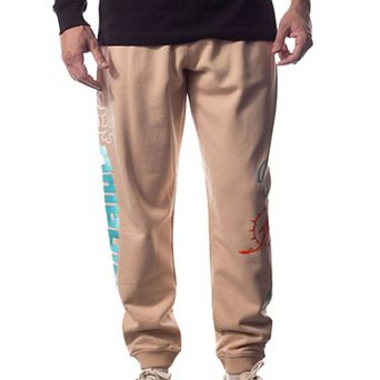 Unisex The Wild Collective Cream Miami Dolphins Heavy Block Graphic Jogger Pants