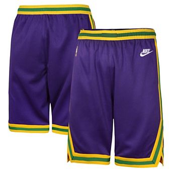 Youth Nike Purple Utah Jazz Classic Edition Swingman Shorts
