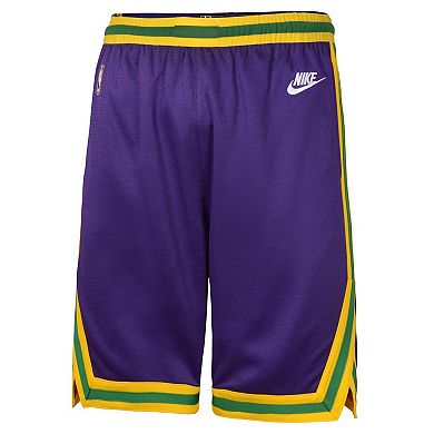 Youth Nike Purple Utah Jazz Classic Edition Swingman Shorts