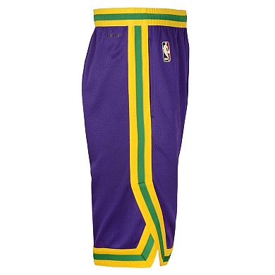 Youth Nike Purple Utah Jazz Classic Edition Swingman Shorts