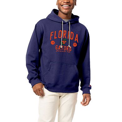 Men's League Collegiate Wear Royal Florida Gators Bendy Arch Essential Pullover Hoodie
