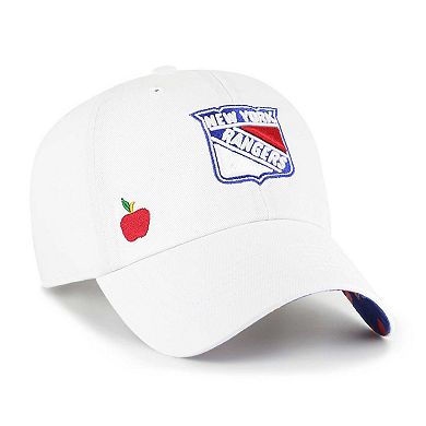 Women's '47 White New York Rangers Confetti Clean Up Adjustable Hat