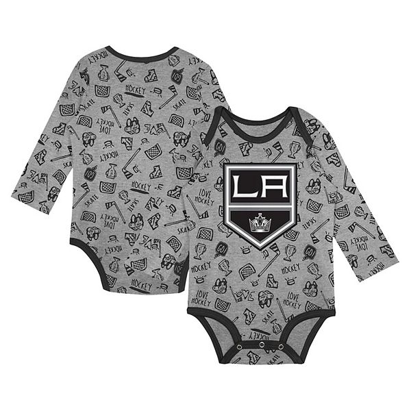 Infant Bodysuit Infant Kings Jersey Infant Gray Los Angeles Kings