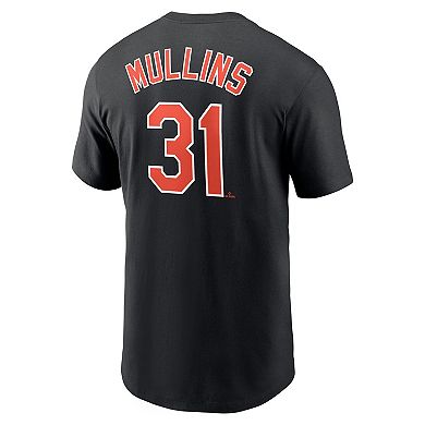 Men's Nike Cedric Mullins Black Baltimore Orioles Player Name & Number T-Shirt
