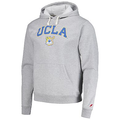 Men's League Collegiate Wear  Heather Gray UCLA Bruins Tall Arch Essential Pullover Hoodie