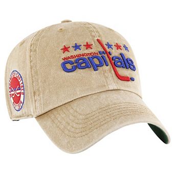 Men's '47 Khaki Washington Capitals Earldor Clean Up Adjustable Hat