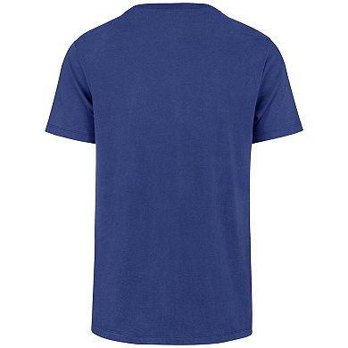 Men's '47 Royal Denver Broncos Gridiron Classics Time Lock Franklin T-Shirt