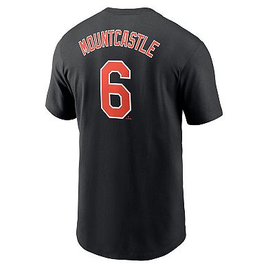 Men's Nike Ryan Mountcastle Black Baltimore Orioles Player Name & Number T-Shirt