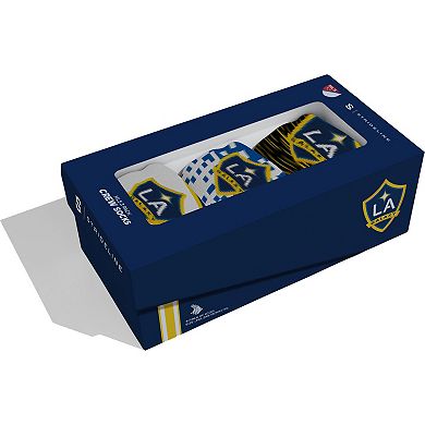 Men's Strideline LA Galaxy Premium 3-Pack Knit Crew Socks Set