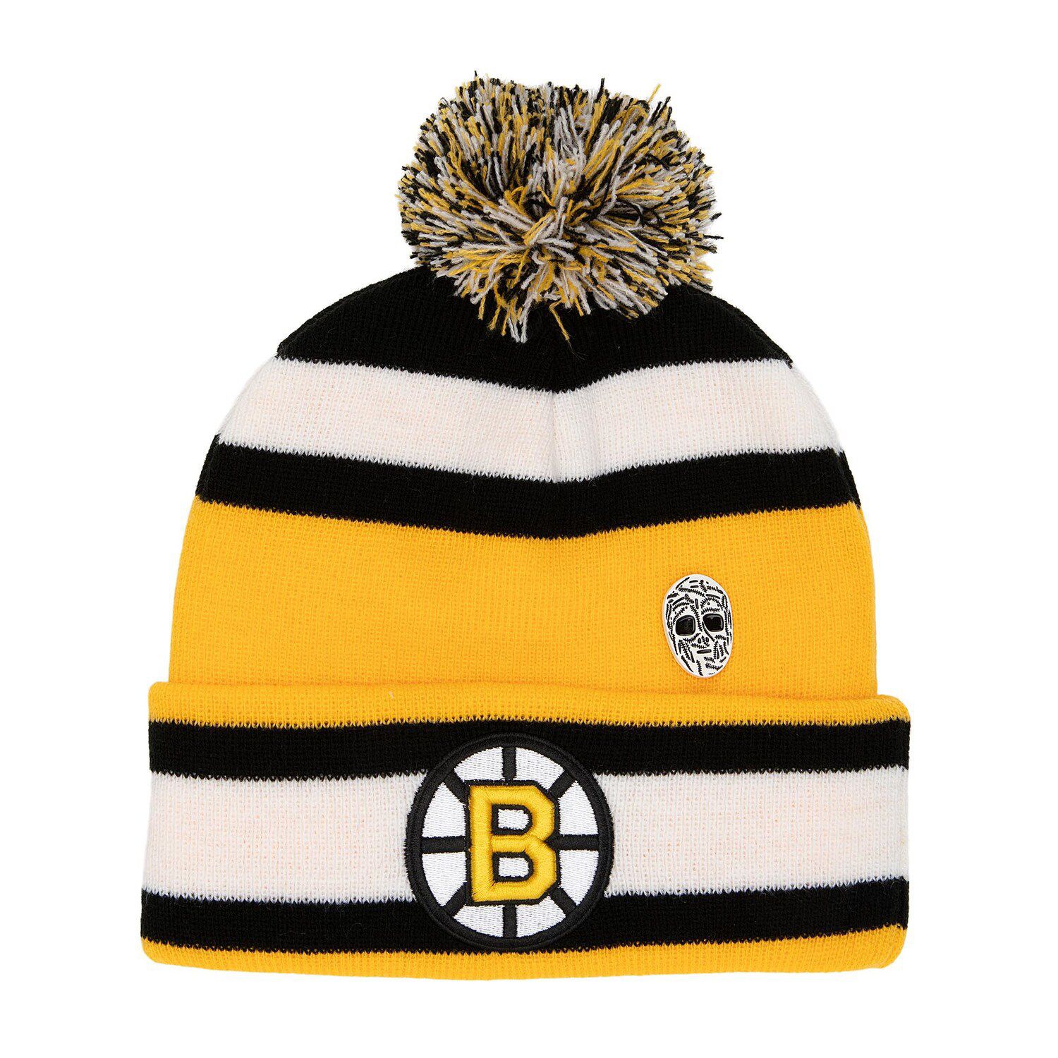 Men's Mitchell & Ness Gold/White Boston Bruins 100th Anniversary ...