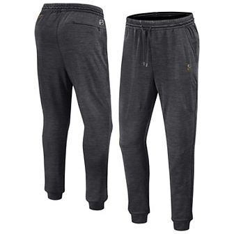 Men's Fanatics Branded Heather Charcoal Vegas Golden Knights Authentic Pro Fleece Sweatpants