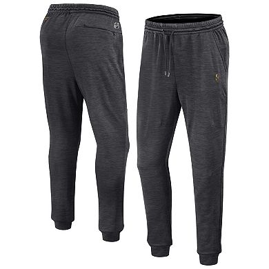 Men's Fanatics Branded Heather Charcoal Vegas Golden Knights Authentic Pro Fleece Sweatpants
