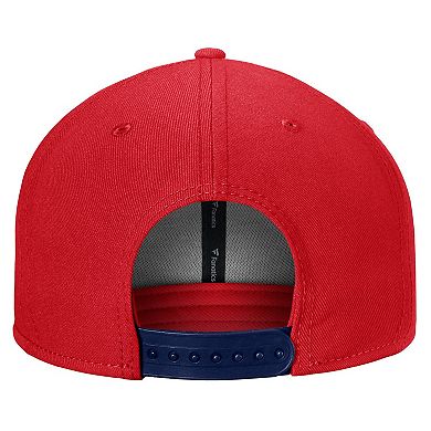 Men's Fanatics Branded Red New York Rangers Fundamental Adjustable Hat
