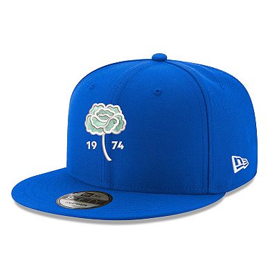 Men's New Era Blue Seattle Sounders FC Carnation 9FIFTY Snapback Hat