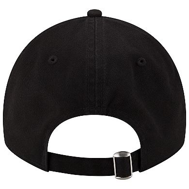 Men's New Era Black Cincinnati Bengals Distinct 9TWENTY Adjustable Hat