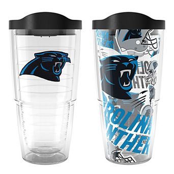 Tervis Carolina Panthers NFL 2 Pack Allover & Emblem