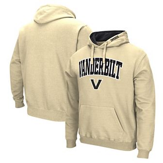 Men's Colosseum Gold Vanderbilt Commodores Arch & Logo Pullover Hoodie