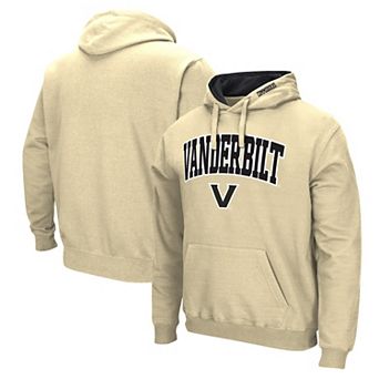 Men's Colosseum Gold Vanderbilt Commodores Arch & Logo Pullover Hoodie