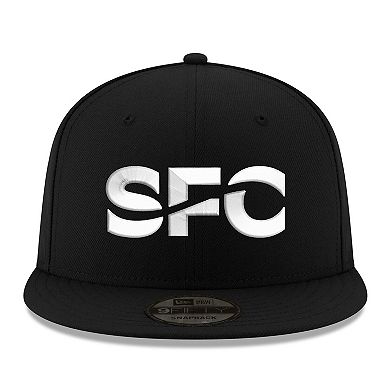 Men's New Era Black Seattle Sounders FC Core 9FIFTY Snapback Hat