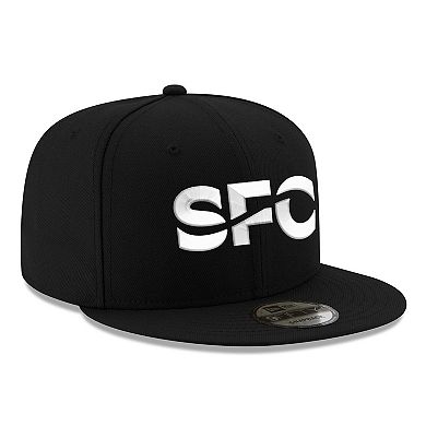 Men's New Era Black Seattle Sounders FC Core 9FIFTY Snapback Hat