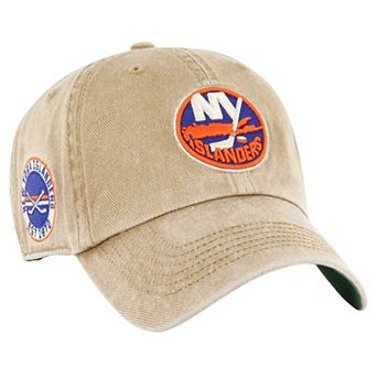 Men's '47 Khaki New York Islanders Earldor Clean Up Adjustable Hat