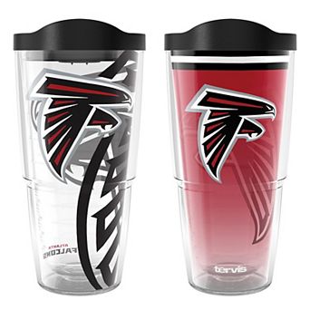 Tervis Atlanta Falcons 24oz NFL 2 PACK Genuine & Forever Fan