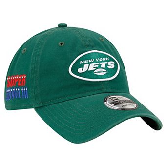Men's New Era Green New York Jets Distinct 9TWENTY Adjustable Hat