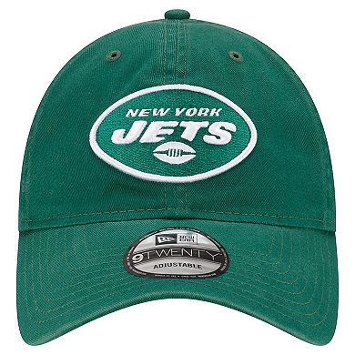 Men's New Era Green New York Jets Distinct 9TWENTY Adjustable Hat