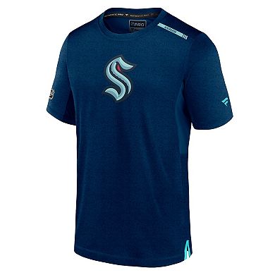Men's Fanatics Branded Deep Sea Blue Seattle Kraken Authentic Pro Performance T-Shirt