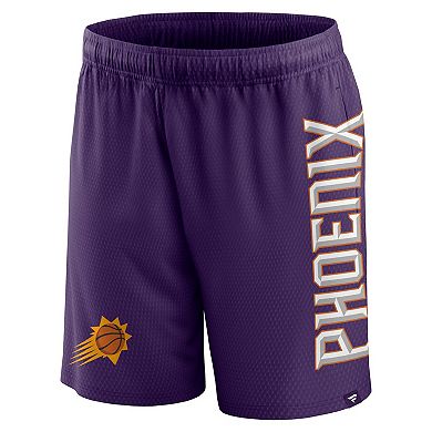 Men's Fanatics Branded Purple Phoenix Suns Post Up Mesh Shorts