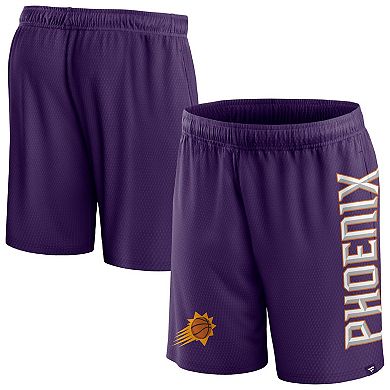 Men's Fanatics Branded Purple Phoenix Suns Post Up Mesh Shorts