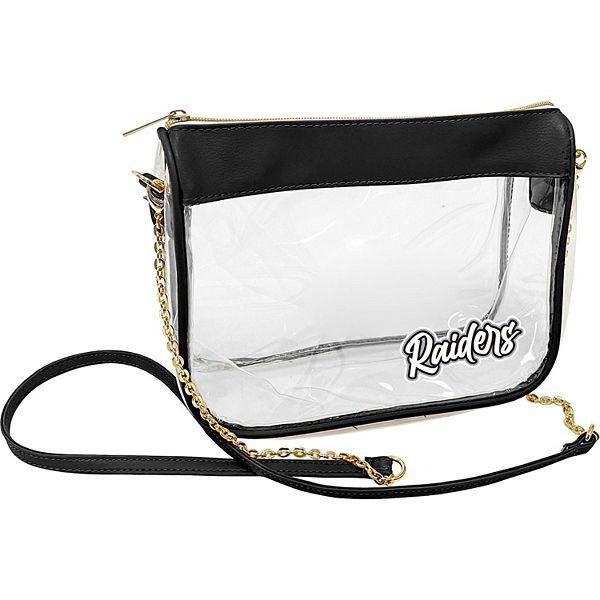 Las Vegas Raiders Hype Stadium Crossbody Clear Bag