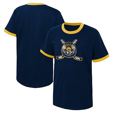 Youth Navy Nashville Predators Ice City T-Shirt