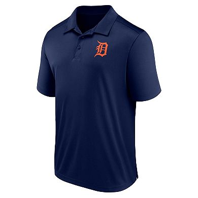 Men's Fanatics Branded Navy Detroit Tigers Logo Polo