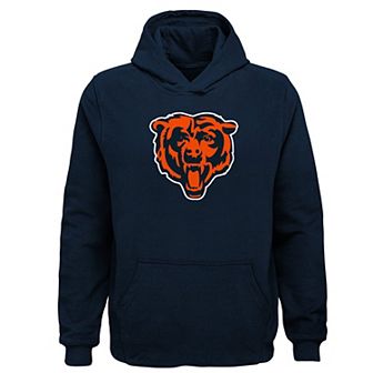Youth Navy Chicago Bears Team Logo Pullover Hoodie