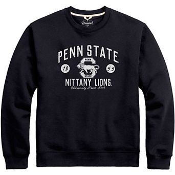 Men's League Collegiate Wear Navy Penn State Nittany Lions Bendy Arch Essential Pullover Sweatshirt