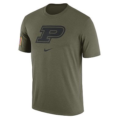 Men's Nike Olive Purdue Boilermakers Military Pack T-Shirt