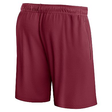 Men's Fanatics Branded Wine Cleveland Cavaliers Post Up Mesh Shorts