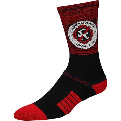 Men's Strideline New England Revolution Premium 3-Pack Knit Crew Socks Set
