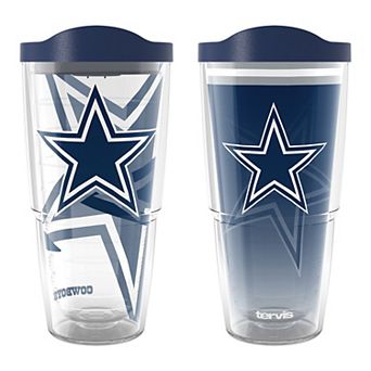 Tervis Dallas Cowboys 24oz NFL 2 PACK Genuine & Forever Fan