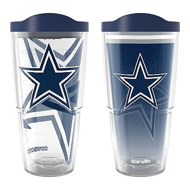 Tervis Dallas Cowboys 24oz NFL 2 PACK Genuine & Forever Fan