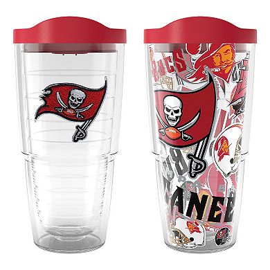 Tervis Tampa Bay Buccaneers NFL 2 Pack Allover & Emblem